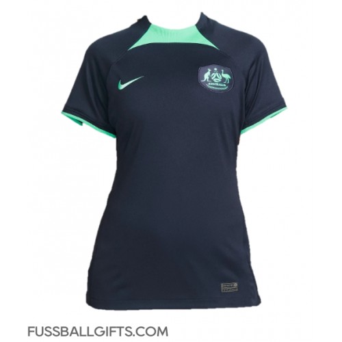 Australien Fußballbekleidung Auswärtstrikot Damen WM 2022 Kurzarm